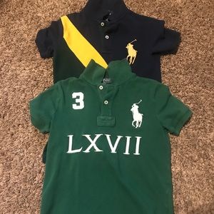 Boy Polo Ralph Lauren short sleeve polos.